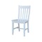 International Concepts 36 in. Solid Wood Round Top Pedestal Dining Table with 2 Chairs in White K08-36RT-23B-C61-2 - alternate 4